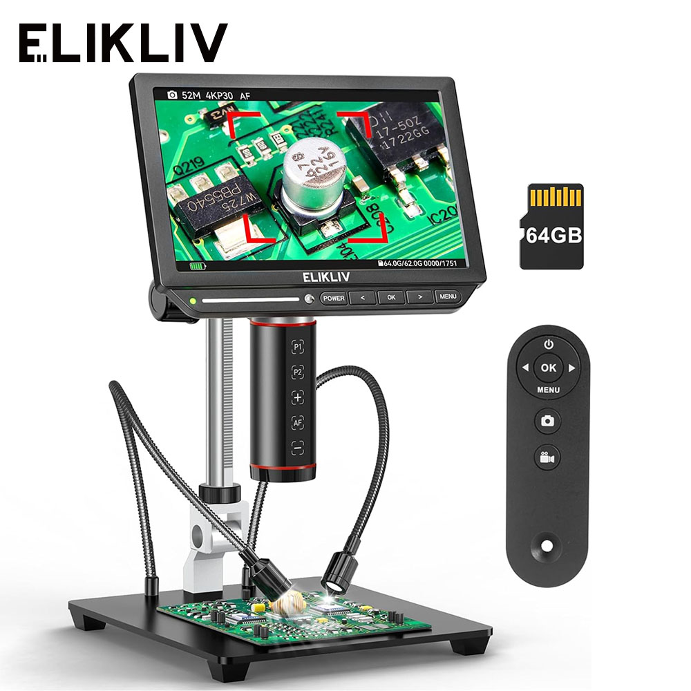 Electronics Repair Videos - Elikliv EM4K-AF Otomatik Odaklama 4K Dijital