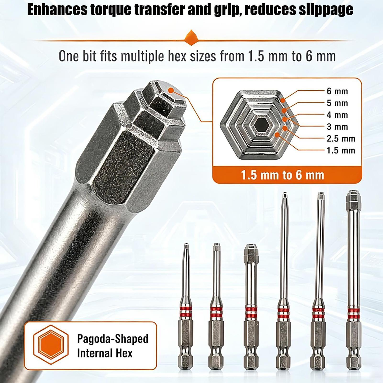 Electronics Repair Garage - Tornavida Ucu Seti 6 Parçalı Evrensel