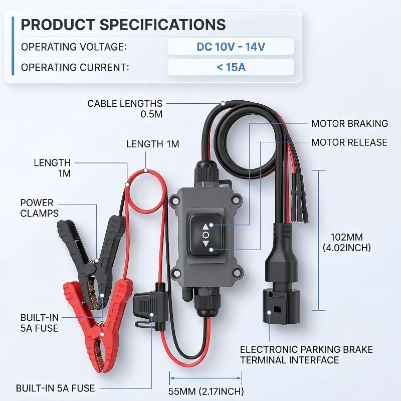 Electronics Repair Garage - Profesyonel Sınıf 12V Araç EPB Kaliper