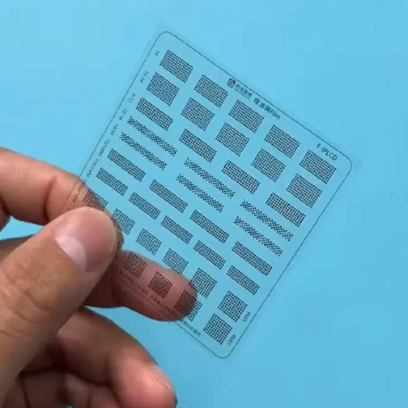Electronics Repair In Usa - F-IPLCD Yeşil Yağ BGA Reballing Şablonu