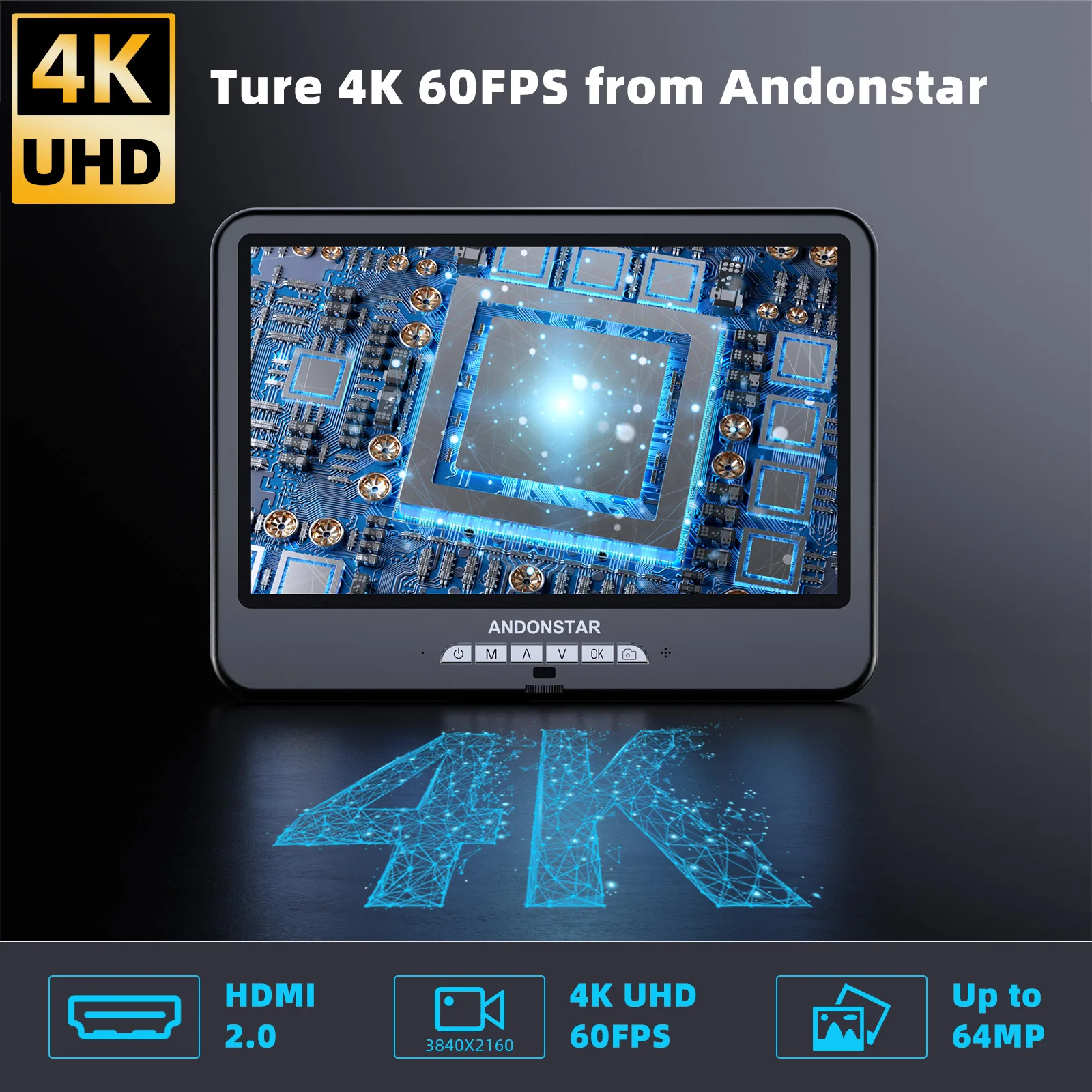 Andonstar AD210S-Pro 4K 60FPS  - Electronics Repair In Usa incelemesi ve fiyatı