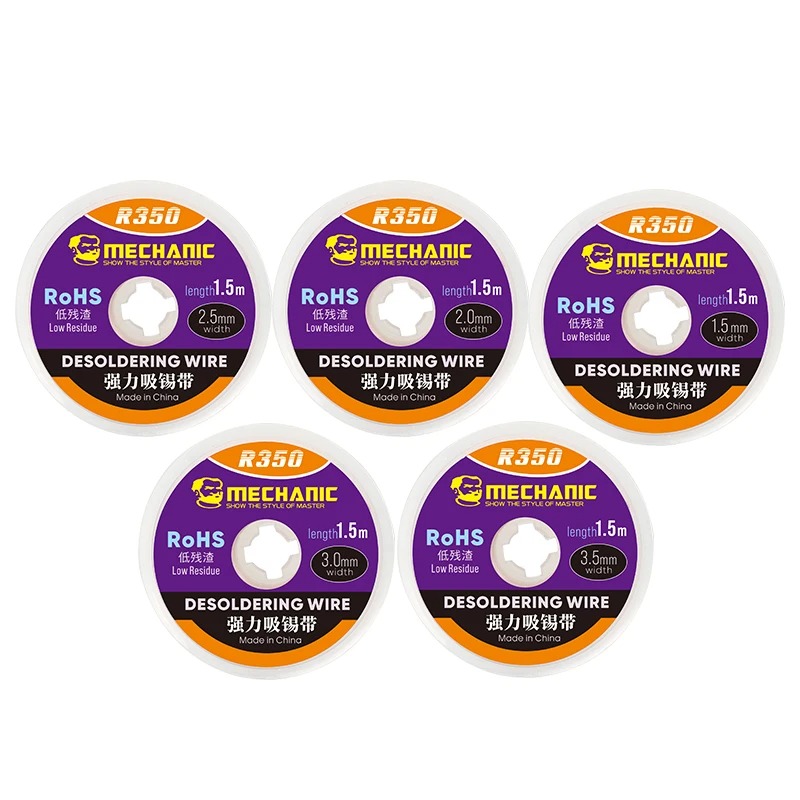 10 adet/grup mekanik lehim Wic - Solder Wick Braid incelemesi ve fiyatı