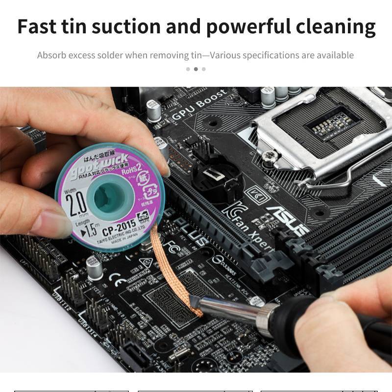 Orijinal Goot sökme lehim fiti - Solder Wick Braid incelemesi ve fiyatı