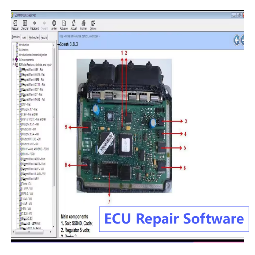 2023 ECU Onarım Yazılımı ECU M - Electronics Repair Book incelemesi ve fiyatı