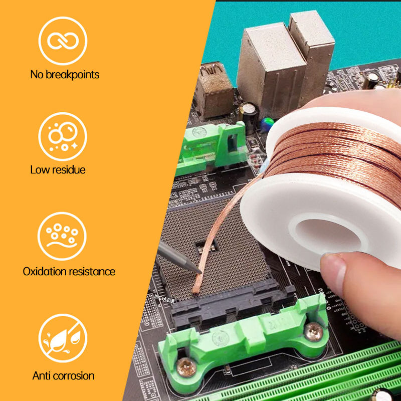 1.5-10m Güçlü Lehim Fitili, Ba - Solder Wick Braid incelemesi ve fiyatı