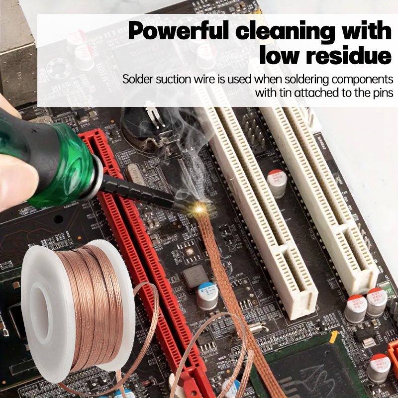 1.5-10m Güçlü Lehim Fitili, Ba - Solder Wick Braid incelemesi ve fiyatı