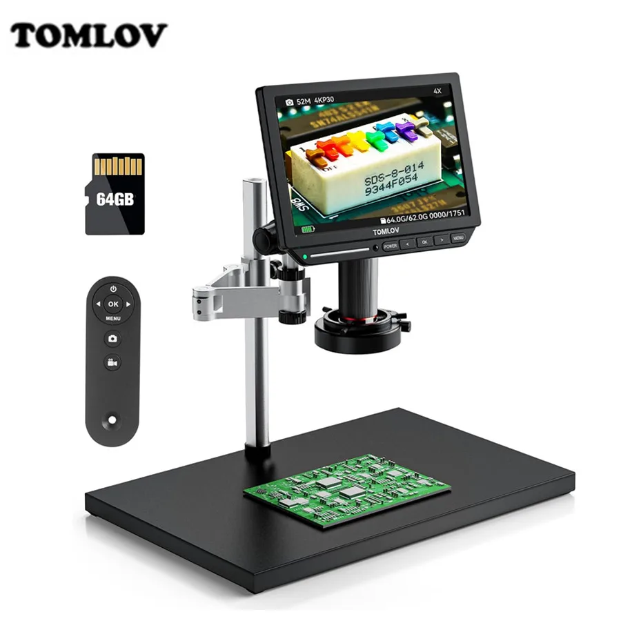 TOMLOV Mikroskop Dijital 4K 8  - Electronics Repair Videos incelemesi ve fiyatı